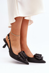 Black Pumps With Ornament Ozena