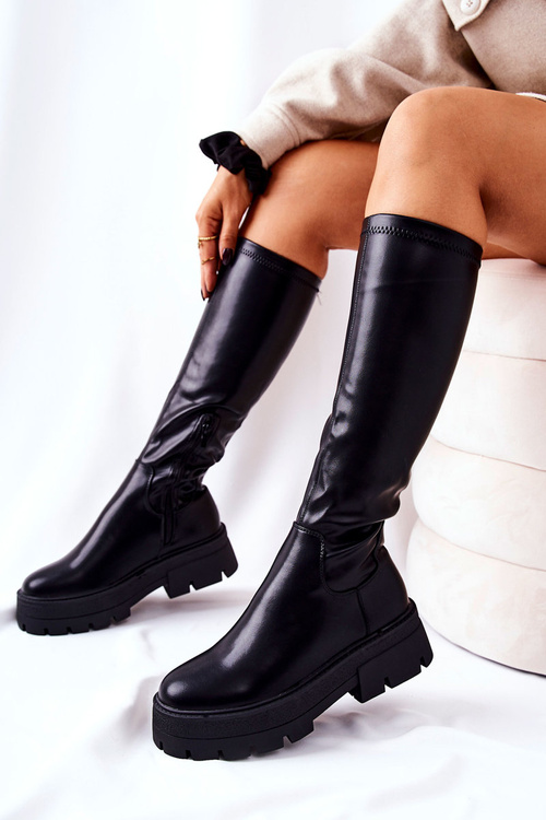 High boots Hemera Black