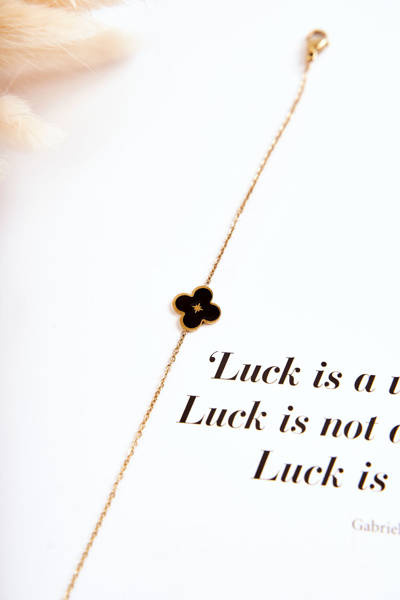 Bransoletka Damska Ozdoba Czarno-Złota