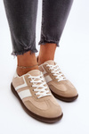 Women's Low Sneakers Sports Shoes Beige Eudiopis