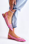 Women's Ballerinas With Studs Pink Kinley