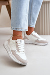 Women's Platform Sneakers Made Of Eco Leather White Issatta
