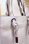 Women's Shopper Bag NOBO NBAG-K1090 Silver