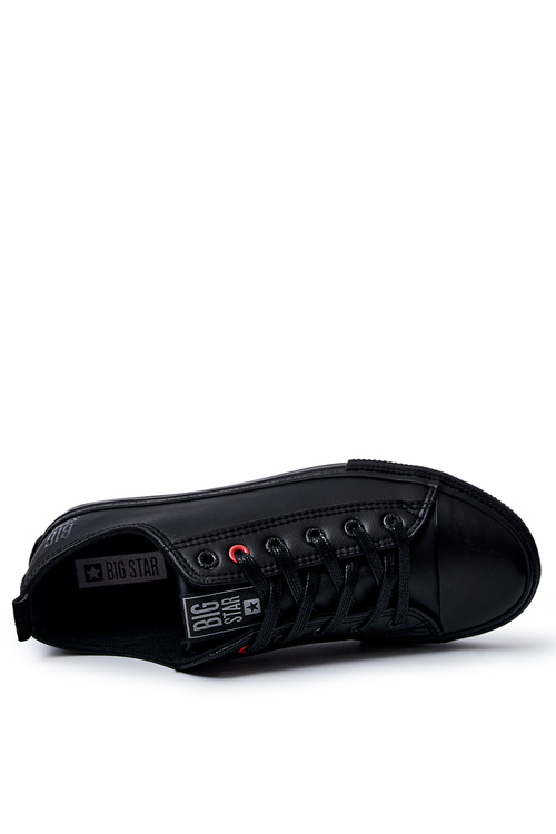 Trampki Męskie Skórzane BIG STAR Czarne JJ174005