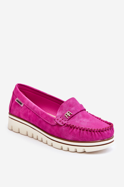 Women's Loafers On The Platform Fuchsia Mirren