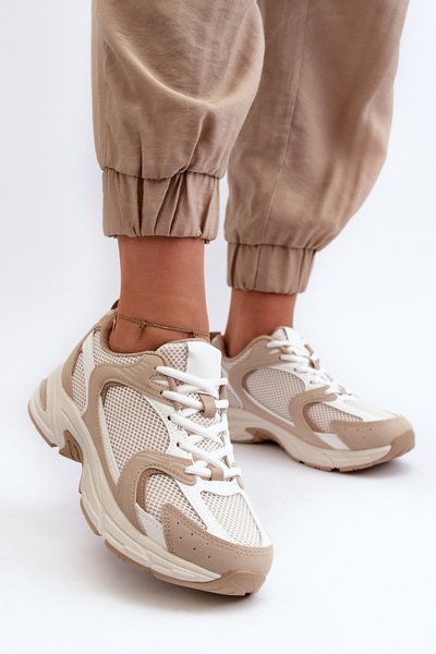 Women's Beige Sports Sneakers Kildia