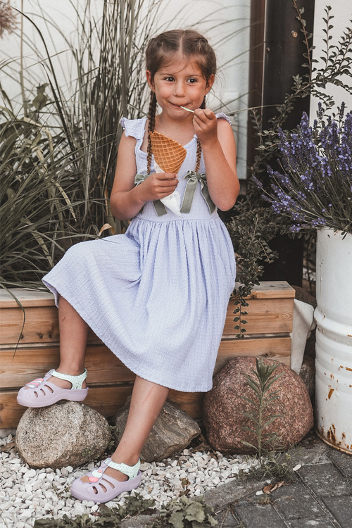 Dziecięce Sandałki Na Rzep Fioletowe 83486 Ipanema Summer XIII Baby