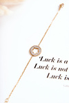 Women's Celebrity Bracelet Flower And Rhinestones Gold