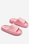 Fashion Foam Slippers On Chunky Platform Pink Linnea