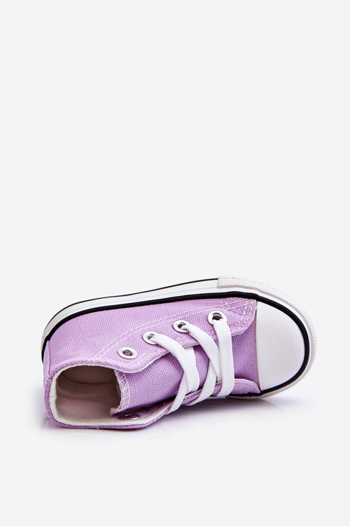 Children's High Sneakers Violet Filemon