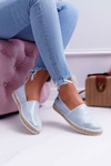 Women's Espadrilles Big Star Braided Sole Blue DD274767