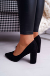 Women's Stiletto High Boots Suede Black Florena