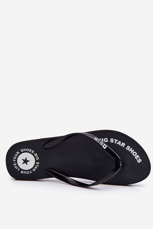 Comfortable Big Star Flip Flops LL274800 Black