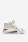 Women's platform sneakers white Aineri