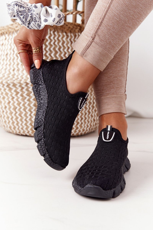 Women's Slip-on Sneakers Black Marathon