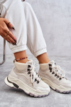 Women's High Sport Shoes GOE KK2N4097 light beige