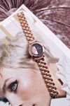 Women's Watch Ernest Transparent Gold Pink Helin