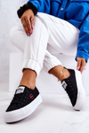 Tenisówki Trampki Platforma Lee Cooper Czarne LCW-22-31-0835L 