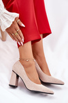 Elegant Heels On A Heel In Pink Vinceza 62223 Beige