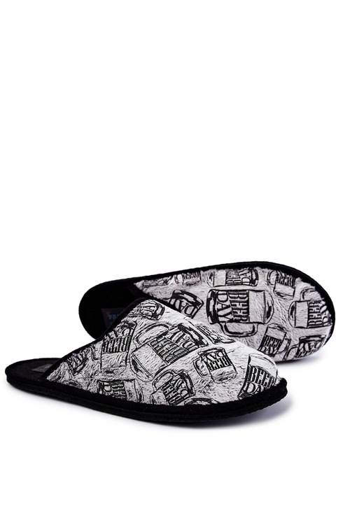 Men's Home Slippers Panto Fino KK167001 Grey