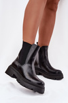 Insulated ankle boots with zipper Black Niviane