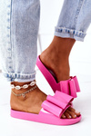 Rubber Slippers With A Bow Fuchsia April