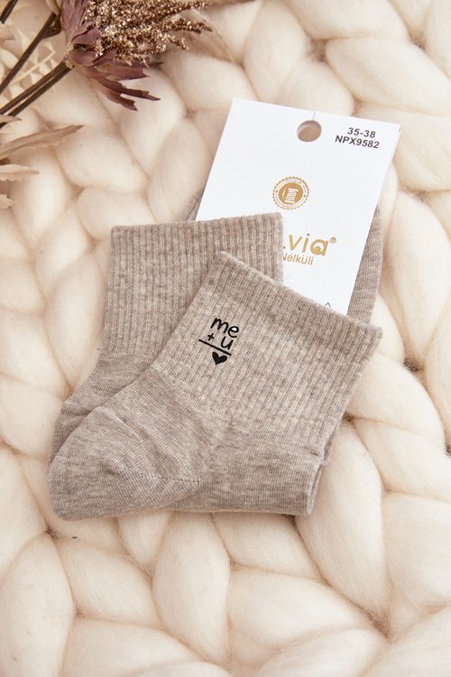 Women's Cotton Socks Grey