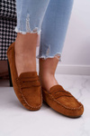 Women's Suede Moccasins Bolero Camel