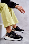 Women's Sport Shoes On Wedge GOE KK2N4085 Black