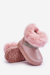 Kids' Snow Boots with Rhinestones Pink Hollee