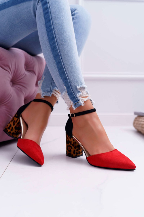 Women's Panther Red Ferri Stiletto Pumps