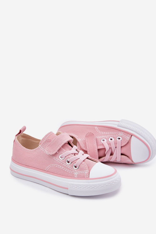 Children's Velcro Sneakers Pink Obidana