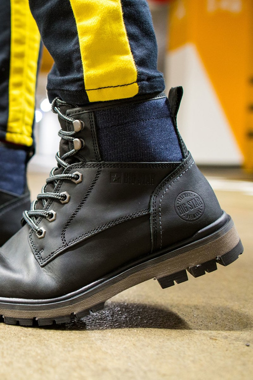 Men's Leather Trappers Big Star Black EE174267