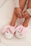 Furry Women's Slippers Bunny Pink Faylen