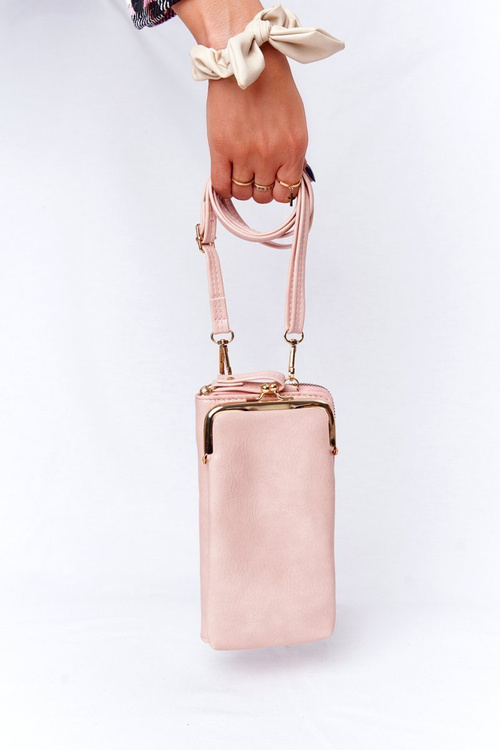 Women's Wallet 2in1 Purse With Hook Selena Pink
