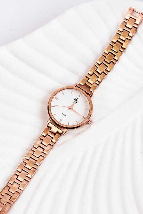 Women's Watch GG Luxe Rose Gold With Cubic Zirconia
