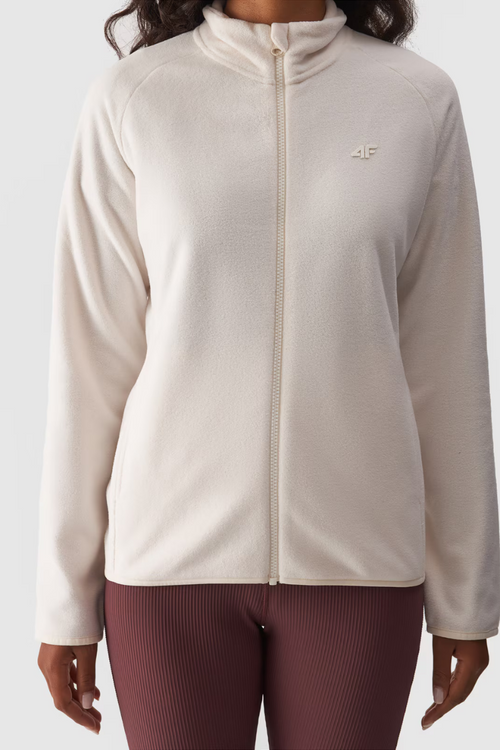 Women's Regular Polar With Collar 4F Cream 4FWMM00TFLEF294-12S