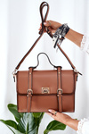 Briefcase Handbag NOBO L1540 Camel