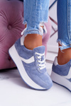 Sporty Women's Blue Shoes SportFreak