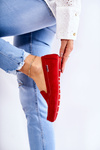 Women's Suede Loafers Red Millare