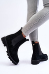 Suede Ankle Boots Nicole Black 2672