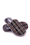 Men's Padded Grille Slippers Grey Whisper