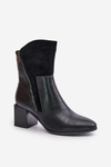 Insulated Women's Heeled Boots Black Relabina