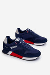 Memory Foam System Big Star Men's Sports Shoes LL174159 Navy Blue