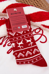 Men's Christmas Socks Red Reindeer