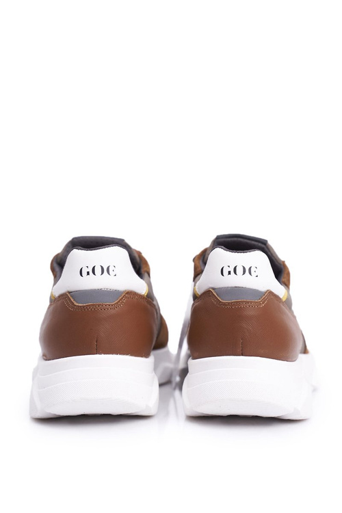 Men's Sports Shoes Leather Brown FF1N3021