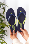Women's Sliders Flip-Flops Big Star FF274A312 Navy