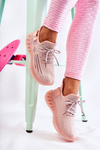 Buty Sportowe Damskie Wsuwane Różowe Hermiona