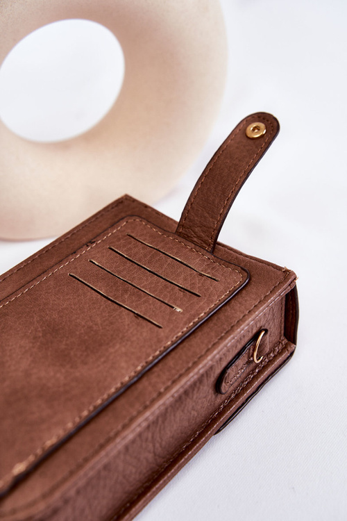 Small Purse With Ornament Dark brown Neliss