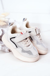 Children's Sport Shoes Sneakers Beige Fun